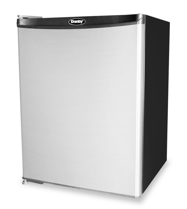 Danby 18.7\" 2.2 Cu. Ft. Single-Door Mini Fridge - Stainless Steel - DAR022A1SLDB