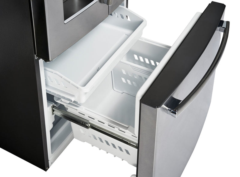 Profile 33\" 17.5 Cu. Ft. French-Door Refrigerator - Stainless Steel Fingerprint Resistant  - PYE18HYRKFS