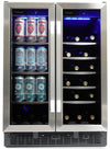 Silhouette Emmental 23.8\" 5.1 Cu. Ft. French-Door Beverage Centre / Wine Cooler - Stainless Steel - SBC051D1BSS