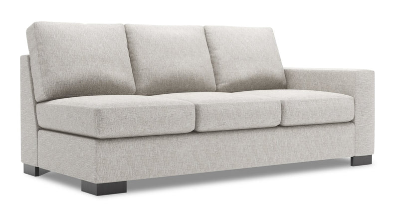 Sofa Lab Track RAF Sofa Bed - Luxury Silver