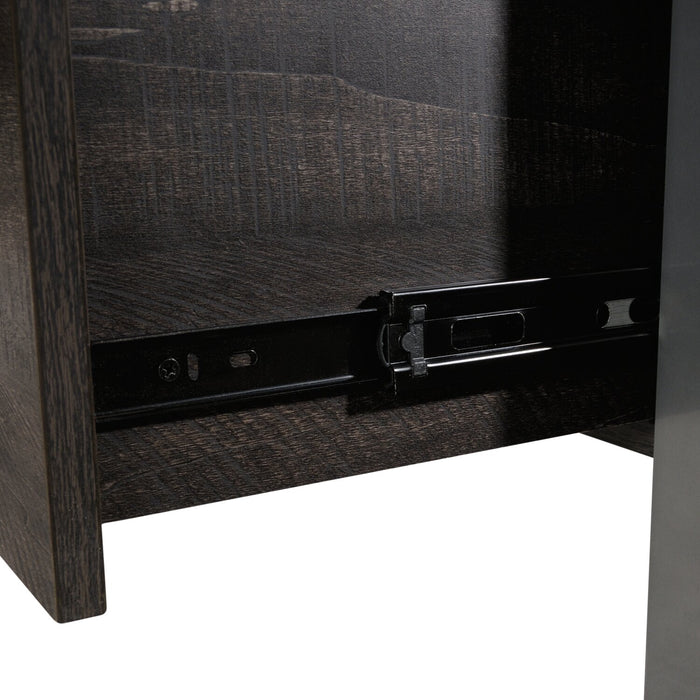 Rayna 59.84\" L-Shaped Office Desk with 2-Drawers - Blade Walnut
