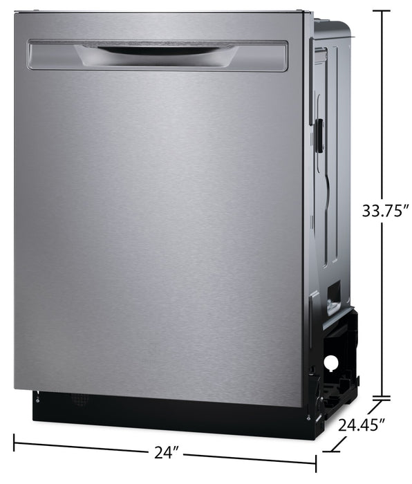Frigidaire Gallery 24\" 47 dBA Built-In Top-Control Dishwasher - Smudge-Proof™ Stainless Steel - GDSP4715AF