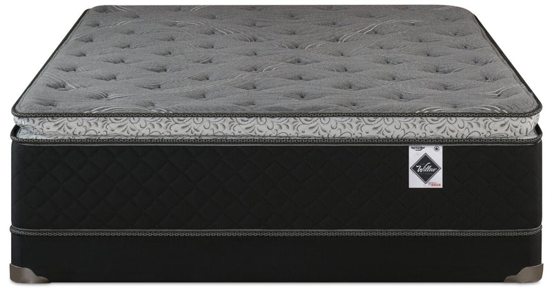 Springwall Sage Pillowtop Low-Profile Queen Mattress-in-a-Box Set