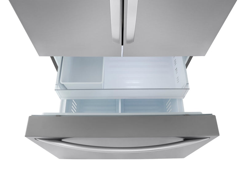 LG 36\" 32 Cu. Ft. French-Door Standard-Depth MAX™ Refrigerator - Smudge Proof Stainless Steel - LRFLS3206S