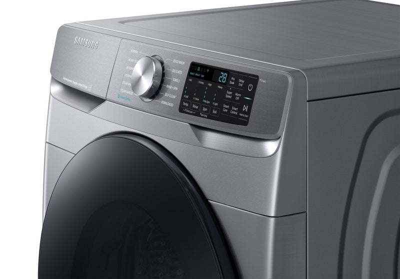 Samsung 5.2 Cu. Ft. Front-Load Steam Washer - Grey - Stackable - WF45B6300AP/US