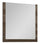 ["Gino Bedroom Dresser Mirror - Made in Italy, Modern - Brown"]