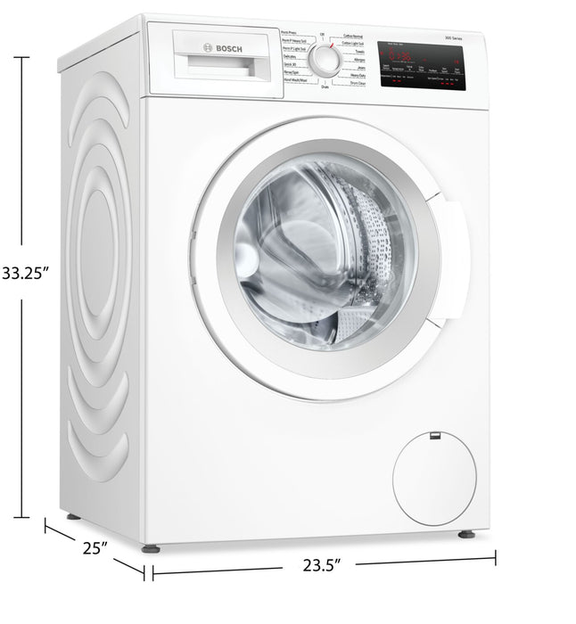 Bosch 300 Series 24\" 2.2 Cu. Ft. Compact Front-Load Washer - WGA12400UC