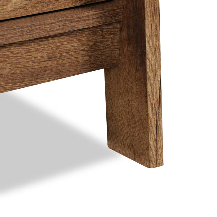  Kyree 59.06\" Executive Office Desk with 4-Drawers - Vintage Oak