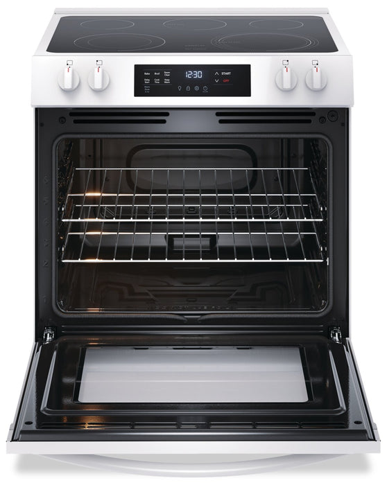 Frigidaire 5.3 Cu. Ft. Electric Range With EvenTemp™ Element and Five-Element Cooktop - White - FCFE306CAW