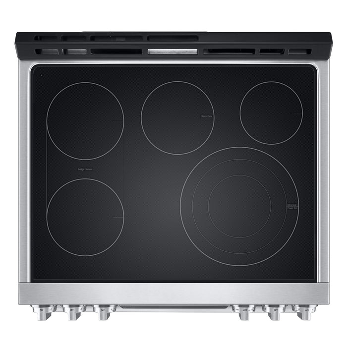 LG Studio 6.3 Cu. Ft. Smart Electric Range with Air Fry and ProBake Convection® - Smudge Proof Stainless Steel - LSES6338F