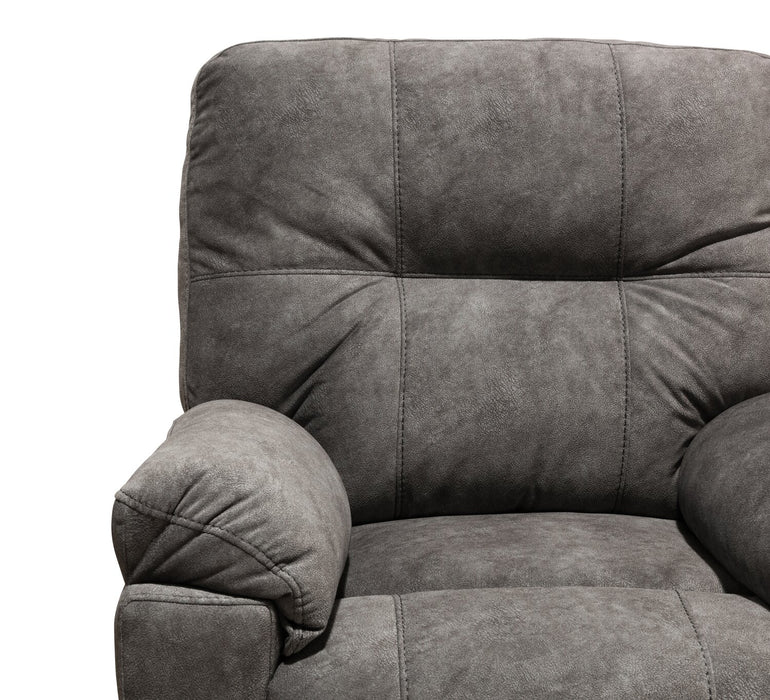 Made in Canada Gybson 38\" Fabric Power Reclining Chair - Grey