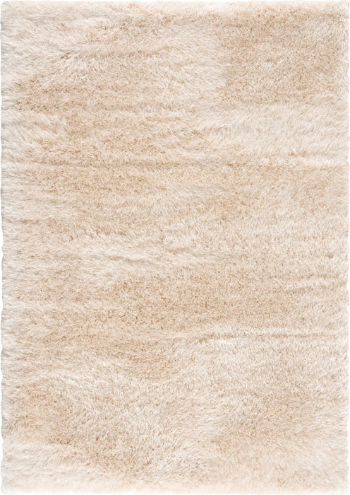 Harlow Beige Shag Area Rug - 7'9\" x 9'5\"
