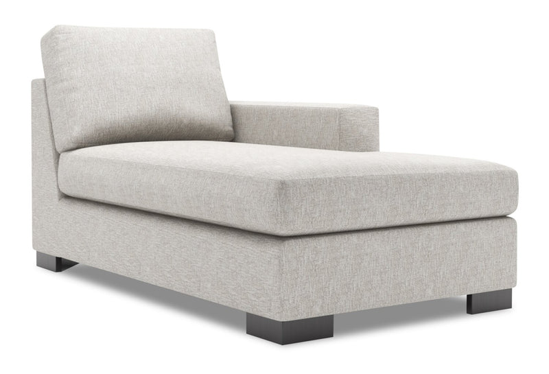 Sofa Lab Track RAF Chaise - Luxury Silver