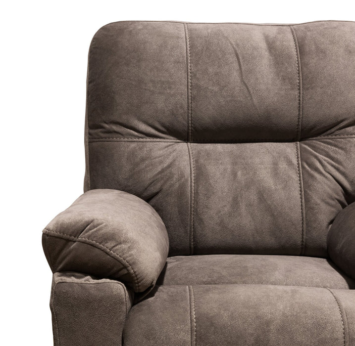 Made in Canada Gybson 38\" Fabric Power Reclining Chair - Latte Brown