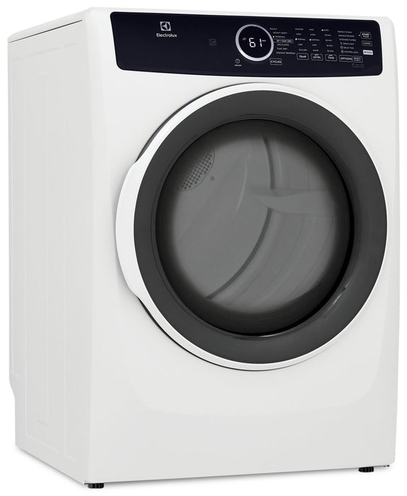 Electrolux 8 Cu. Ft. Gas Dryer with Steam - White - Stackable - ELFG7437AW