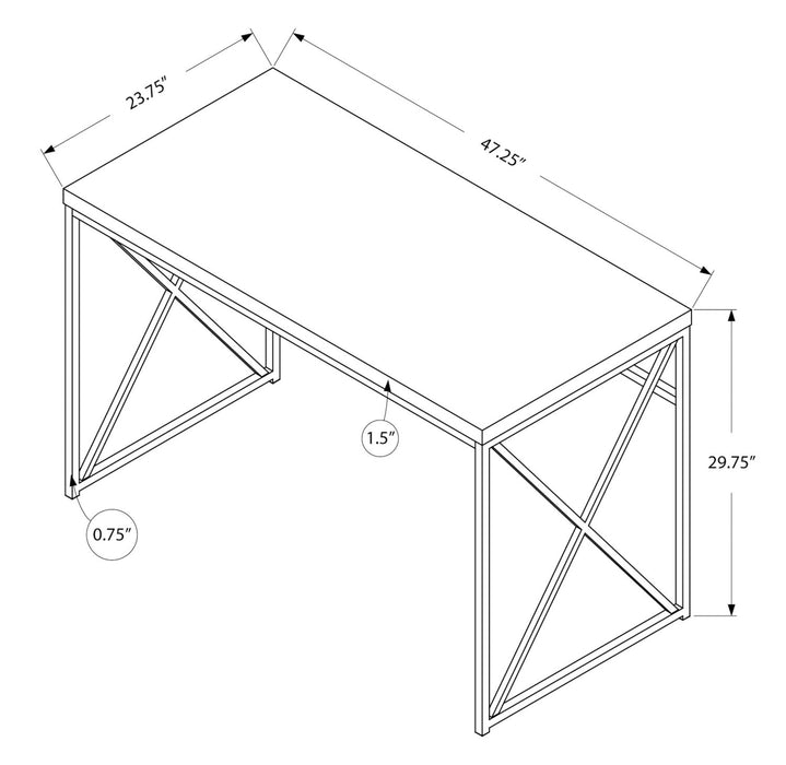 Paxton 47.25\" Office Desk - White