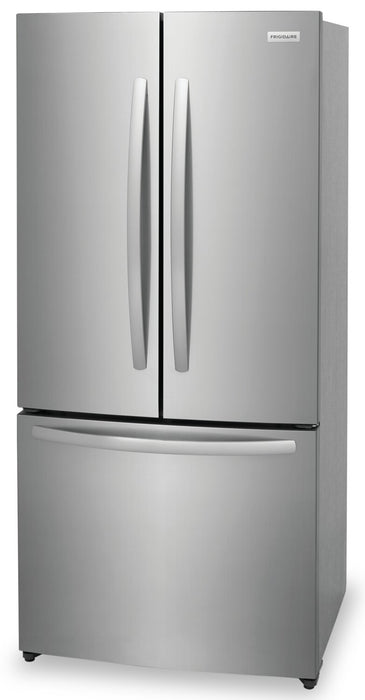 Frigidaire 31.3\" 17.6 Cu. Ft. Counter-Depth French-Door Refrigerator - Brushed Steel - FRFG1723AV