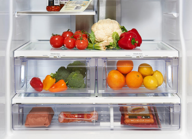 Profile 30\" 20.8 Cu. Ft. French-Door Refrigerator - White - PNE21NGLKWW