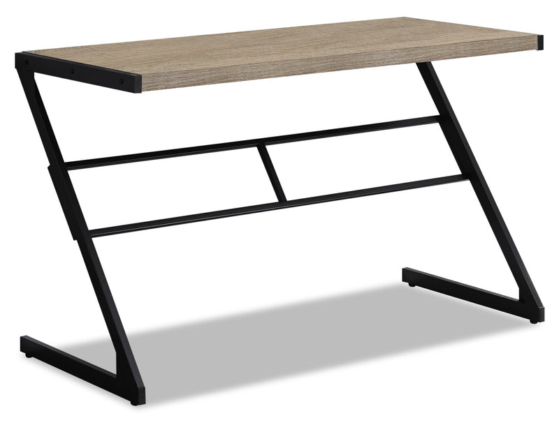 Matt 48\" Compact Office Desk - Taupe