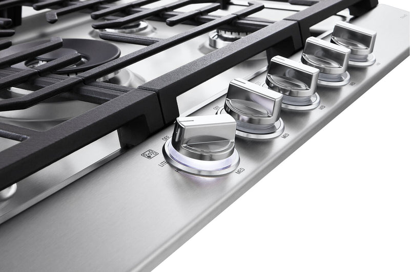 LG 30\" 5-Element Gas Cooktop - Smudge Proof Stainless Steel - CBGJ3027S