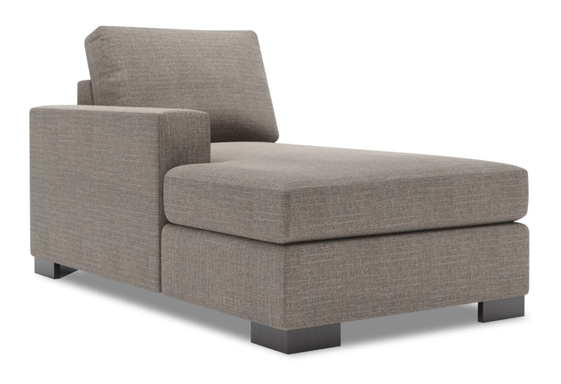 Sofa Lab Track LAF Chaise - Luna Smoke