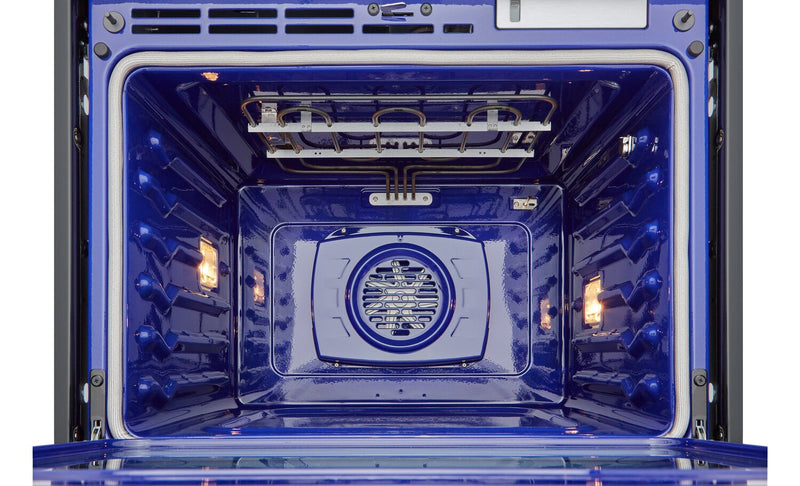 LG 30\" 4.7 Cu. Ft. Electric Wall Oven with Fan Convection - Smudge Proof Stainless Steel - WSEP4727F