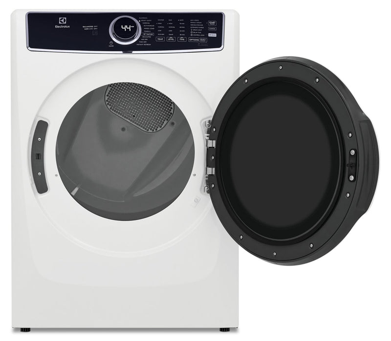 Electrolux 8 Cu. Ft. Electric Dryer with Steam - White - Stackable - ELFE763CAW