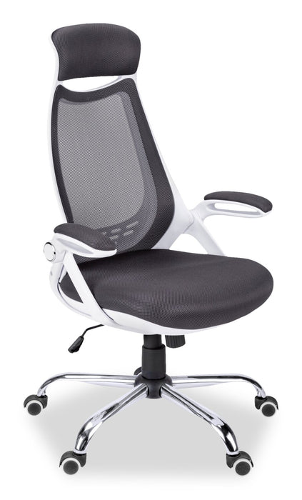 Kegan 28\" Executive Mesh Office Chair - White 