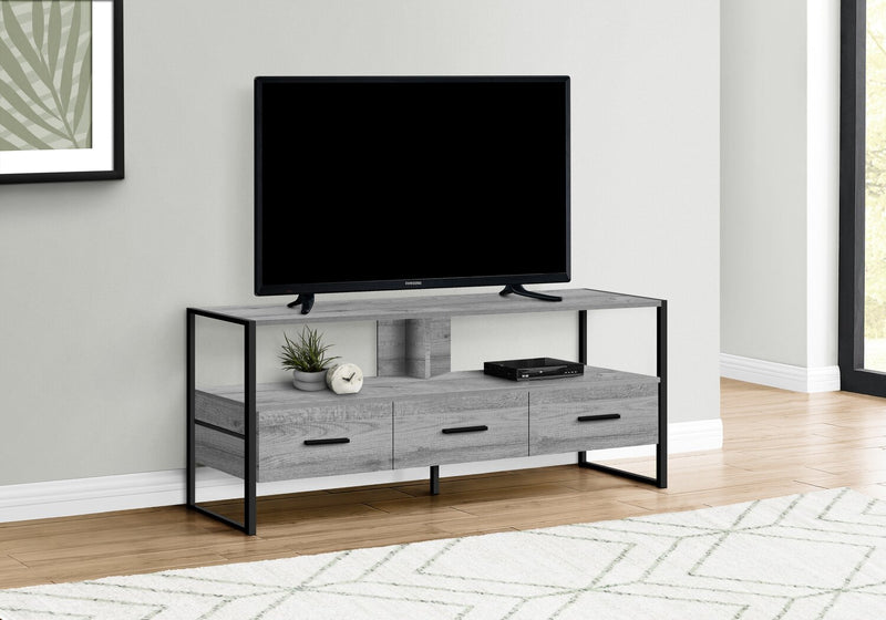 Chace 48\" Modern TV Stand with Storage and Cable Management for TVs up to 55\"- Grey