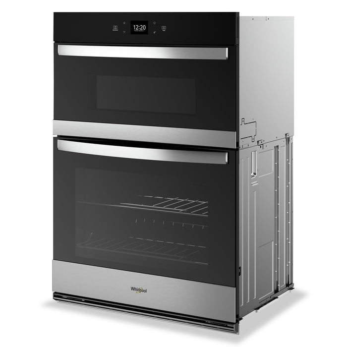 Whirlpool 27\" 5.7 Cu. Ft. Electric Combination Wall Oven with Air Fry - Fingerprint Resistant Stainless Steel - WOEC5027LZ