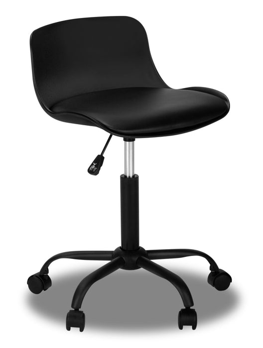 Letty 18.5\" Compact Office Chair with Low Back - Black