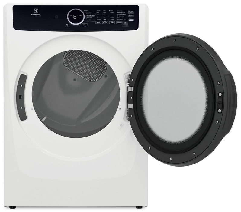 Electrolux 8 Cu. Ft. Electric Dryer with Steam - White - Stackable - ELFE743CAW