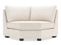 Sofa Lab Roll Curved Wedge - Luxury Sand 
