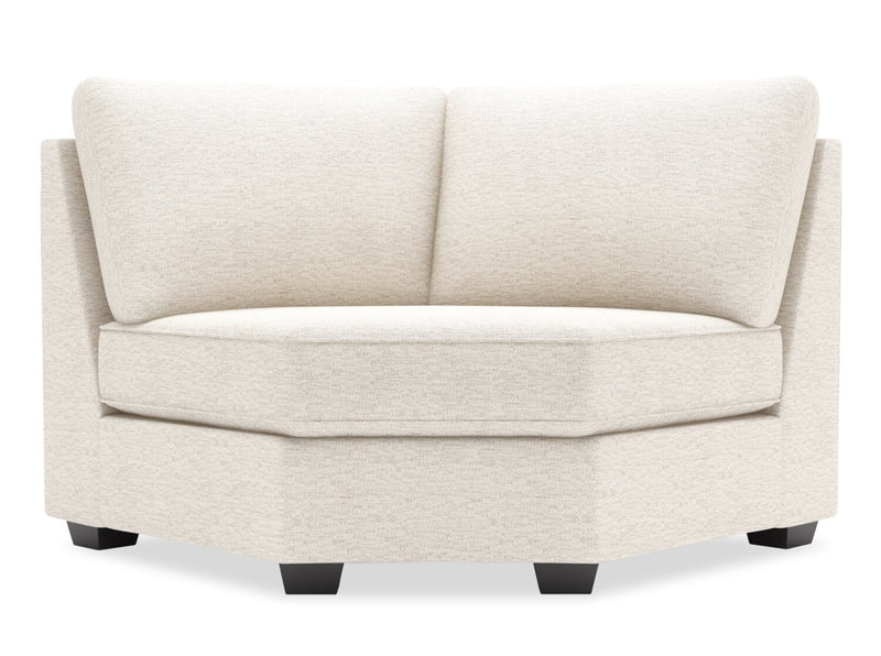 Sofa Lab Roll Curved Wedge - Luxury Sand