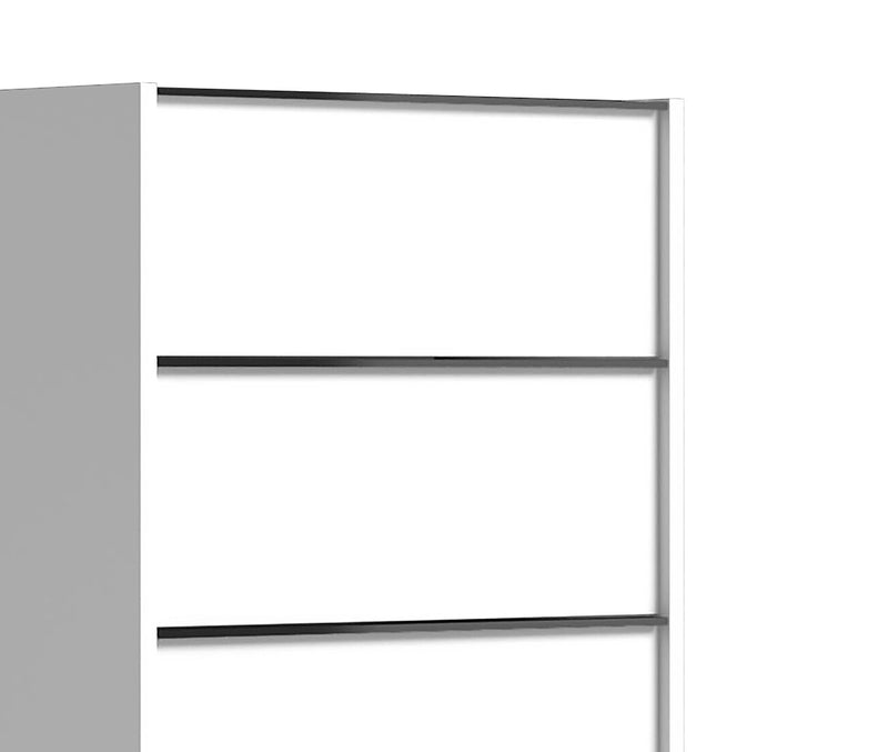 Raia Bedroom Chest of Drawers, 5-Drawer - Made in Italy, 23\"W x 53.5\"H, Modern - White