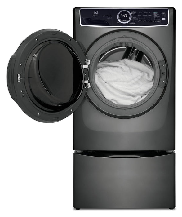Electrolux 5.2 Cu. Ft. Front-Load High-Efficiency Steam Washer - Titanium - Stackable - ELFW7637AT