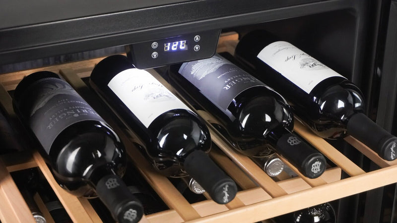 Danby 21.6\" 8.4 Cu. Ft. Single-Door Wine Cooler - Black - DWC94L1B