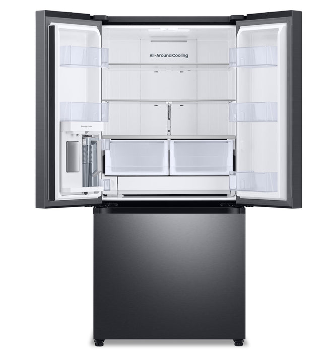 Samsung 33\" 24.5 Cu. Ft. French-Door with Beverage Center™ &AutoFillWaterPitcher Refrigerator - Black Stainless Steel - RF25C5551SG/AA