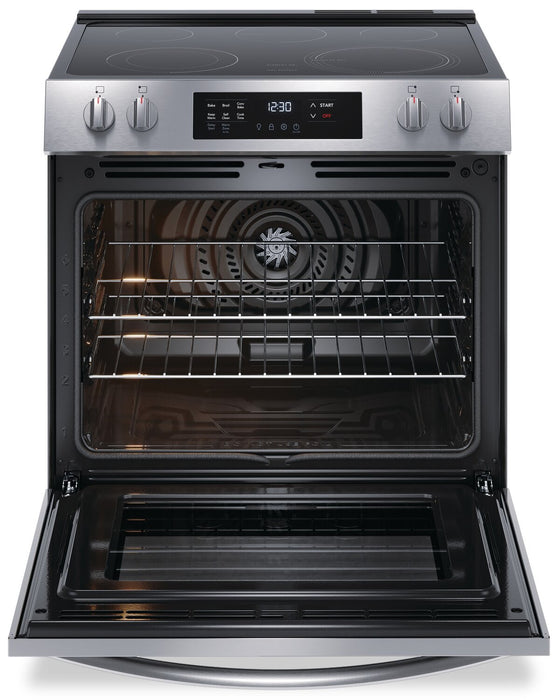 Frigidaire 5.3 Cu. Ft. Electric Range With EvenTemp™ Element and Convection Bake - Stainless Steel - FCFE308CAS