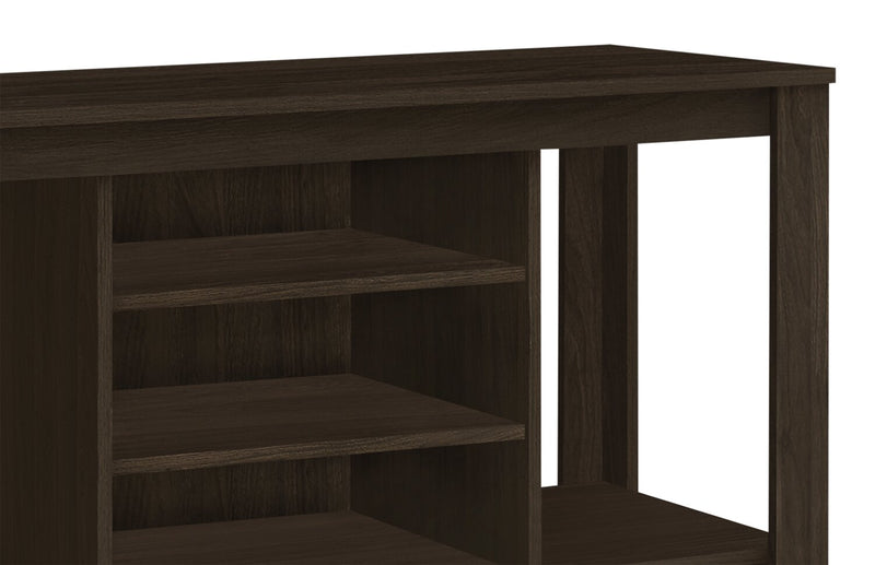 Raya 48\" TV Stand with Storage and Cable Management for TVs up to 55\"- Espresso