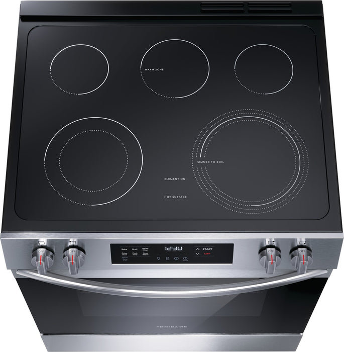 Frigidaire 5.3 Cu. Ft. Electric Range With EvenTemp™ Element and Five-Element Cooktop - Stainless Steel - FCFE306CAS