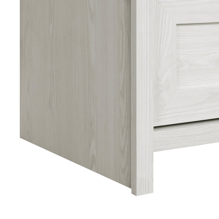 Dove Bedside 1-Drawer Nightstand, 23.8\"W x 22.5\"H, Made in Canada - White