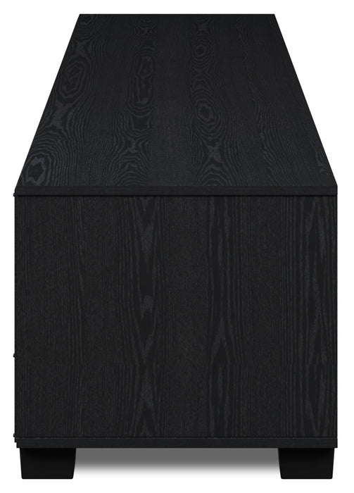 Augustus 84\" Modern TV Stand with Storage and Cable Management for TVs up to 90\"- Black