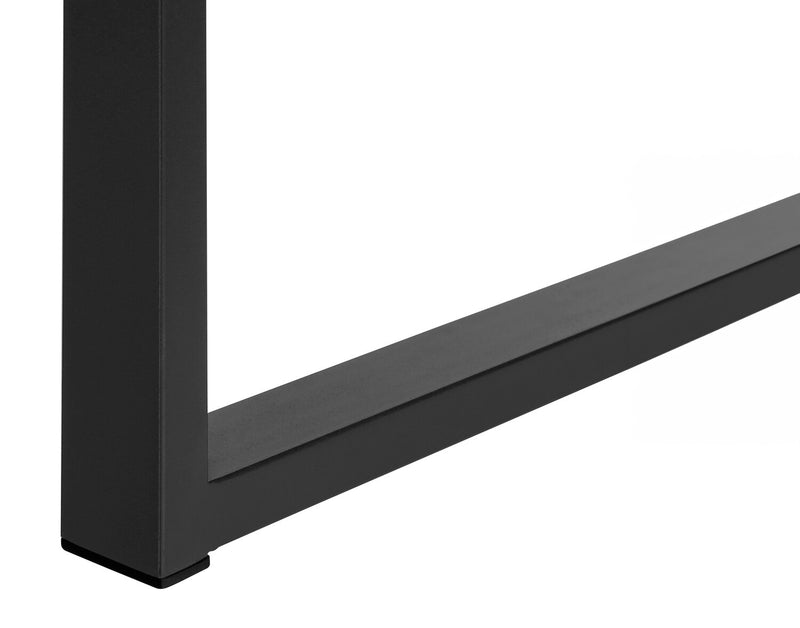 Rafa 47.75\" Office Desk with 2 Storage Cabinets - Black