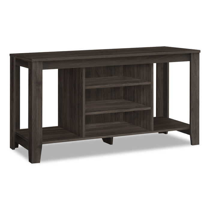 Wren 48\" Traditional TV Stand with Storage and Cable Management for TVs up to 55\"- Brown