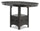 ["Dena Counter-Height Dining Table with 42-60##PACKAGEDETAILSquot;W Extension, Round  - Grey"]