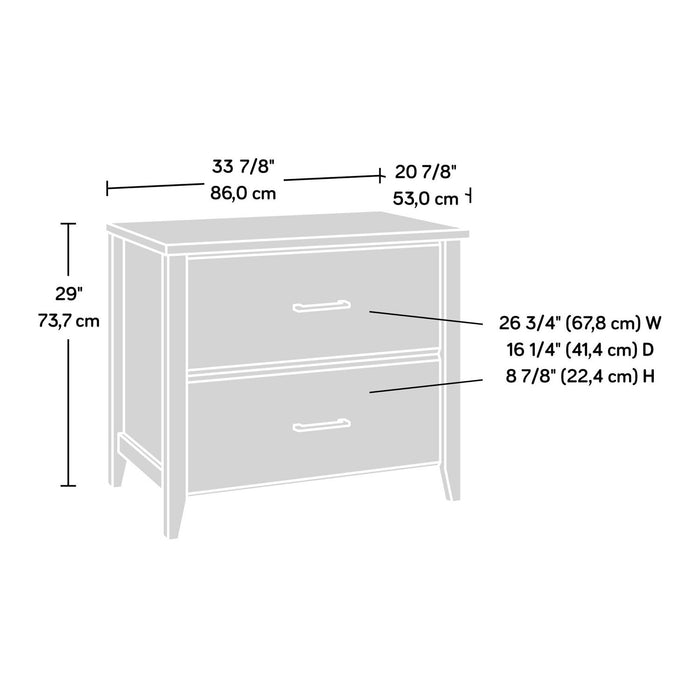 Jadon 33.86\" 2-Drawer Filing Cabinet - Laurel Oak