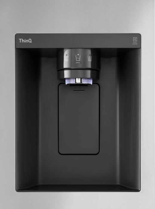 LG 36\" 26 Cu. Ft. French-Door Counter-Depth MAX™ Refrigerator - Smudge Proof Stainless Steel - LRFXC2606S