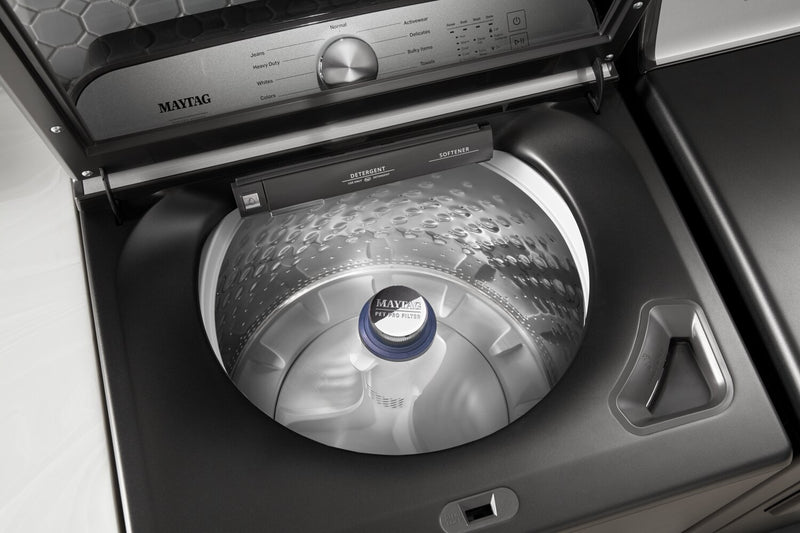 Maytag 5.4 Cu. Ft. Pet Pro Top-Load Washer - Volcano Black - MVW6500MBK