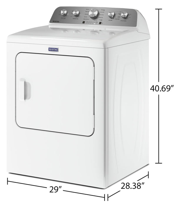 Maytag 7 Cu. Ft. Gas Dryer with Steam - White - MGD5430MW